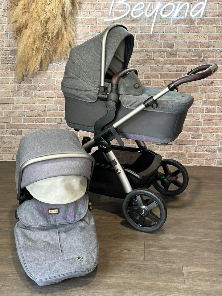 PRE LOVED Silver Cross Wave Travel System - Slate