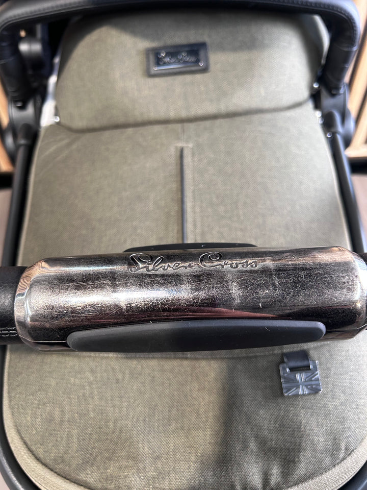 PRE LOVED Silver Cross Wave Twin Travel System - Cedar