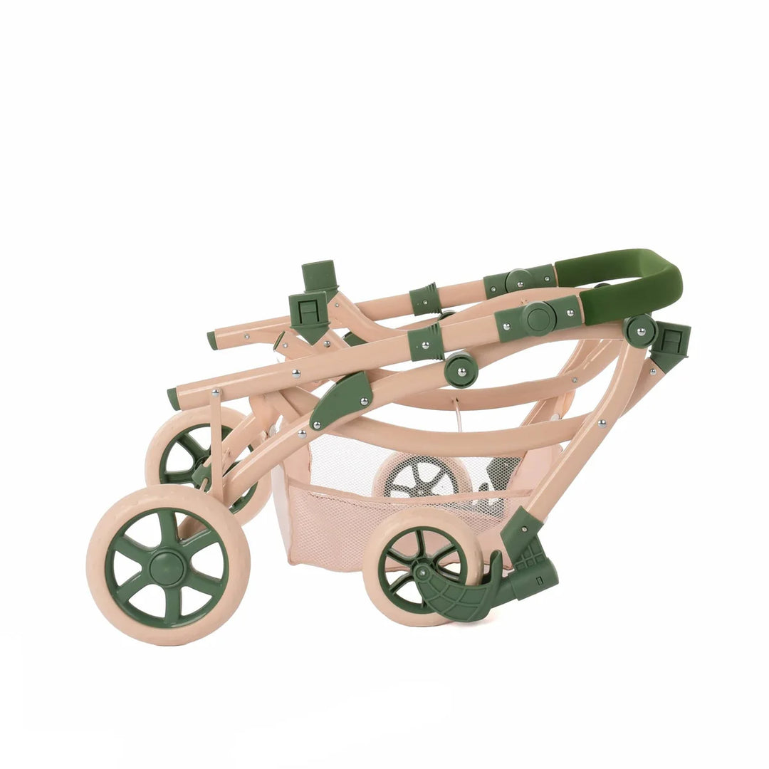 Roma RHS Twins Dolls Pram - Fern