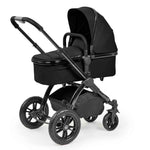 Ickle Bubba Stomp Luxe Elements Edition 17 Piece Bundle Inc Bubba Crib - Raven