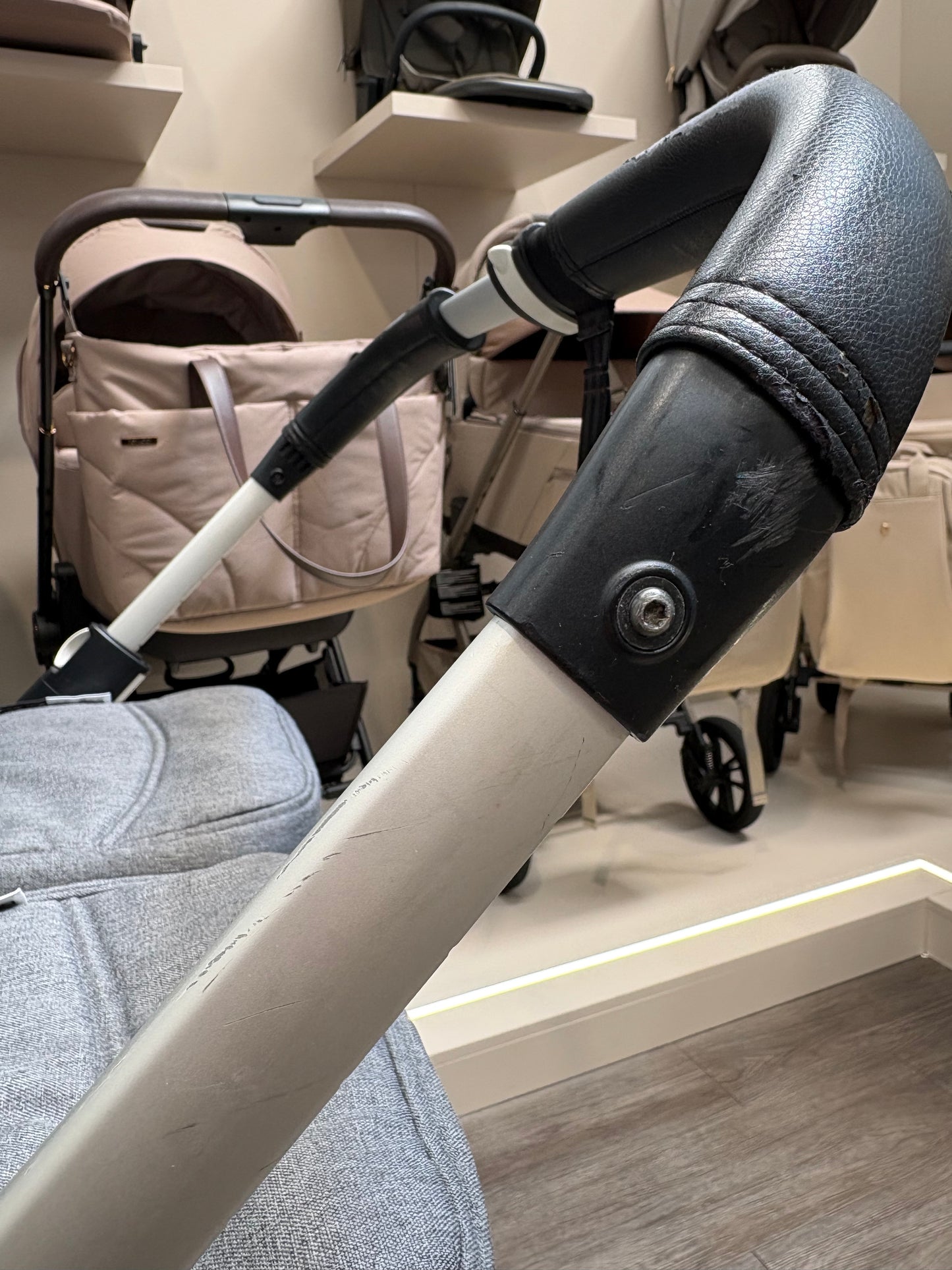 PRE LOVED Bugaboo Donkey2 Twin Pushchair - Grey Melange