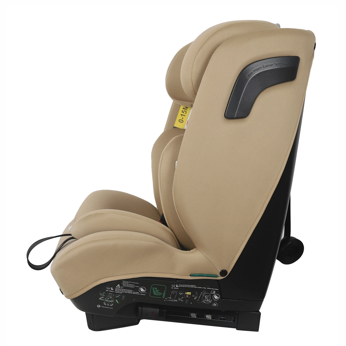 Babymore Hazel Car Seat i-Size 76-150cm 15 Months-12 Years - Biscotti