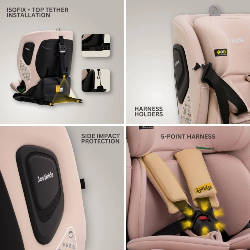 JoviKids Cici TT i-Size Car Seat – Rosewood