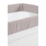 Oyster Drop Side Wiggle Crib Co-Sleeper - Stone