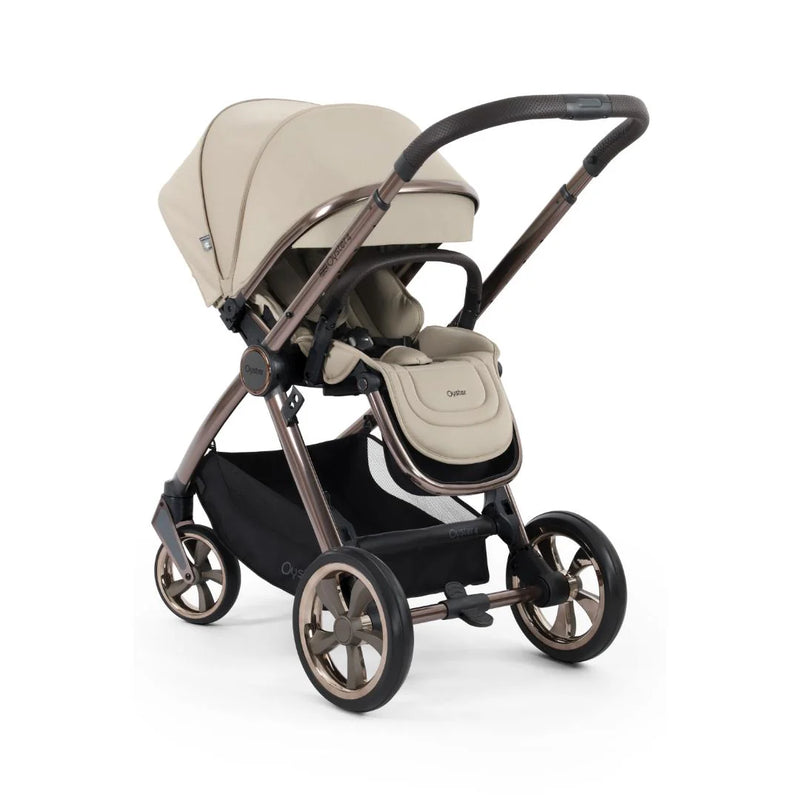 Oyster4 Luxury Travel System Bundle Inc Capsule 360 Car Seat - Buttermilk