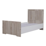 BabyStyle Verona 2 Piece Nursery Set - White/Ash COLLECTION ONLY