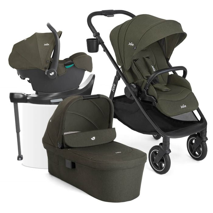 Joie Versadrift On The Go I-Snug 2 Car Seat & 360 Base Bundle - Fern