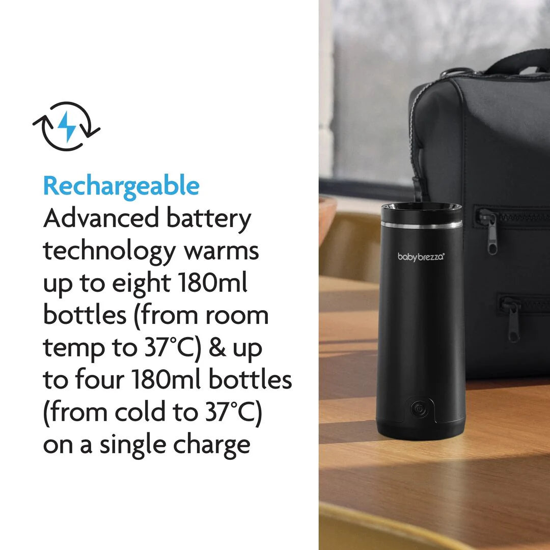 Baby Brezza SuperFast Portable Bottle Warmer - All Black
