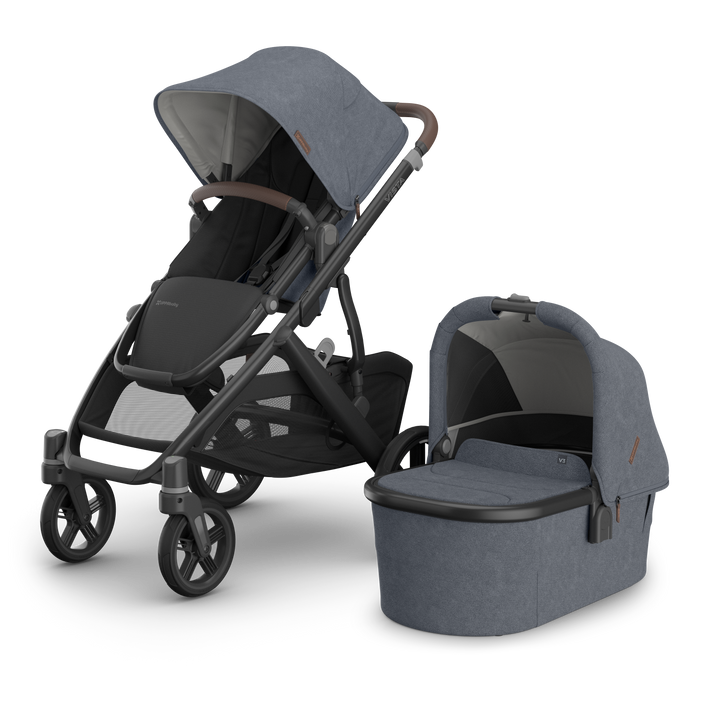 UPPAbaby Vista V3 Pushchair & Carrycot - Julian (Dusty Blue Melange)