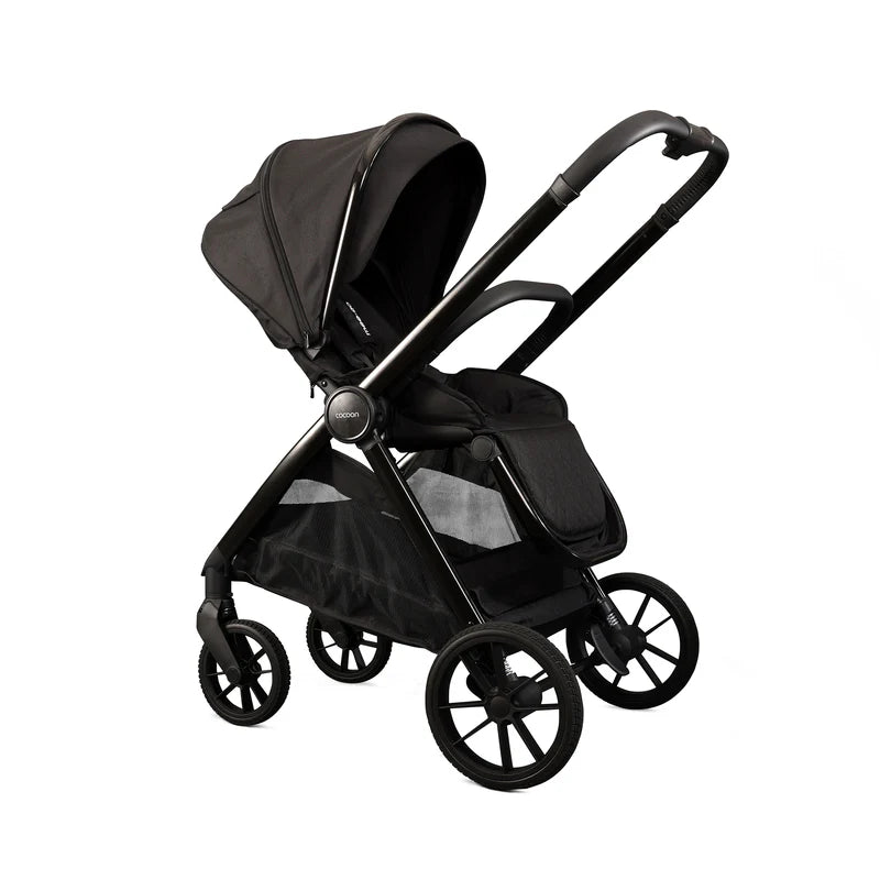 Mee-Go Cocoon Pushchair Bundle with Accessories – Liquorice