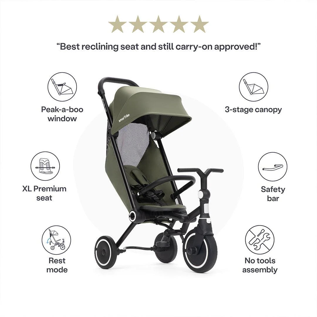 SmarTrike Wonder Max Stroller Trike - Sage/Olive