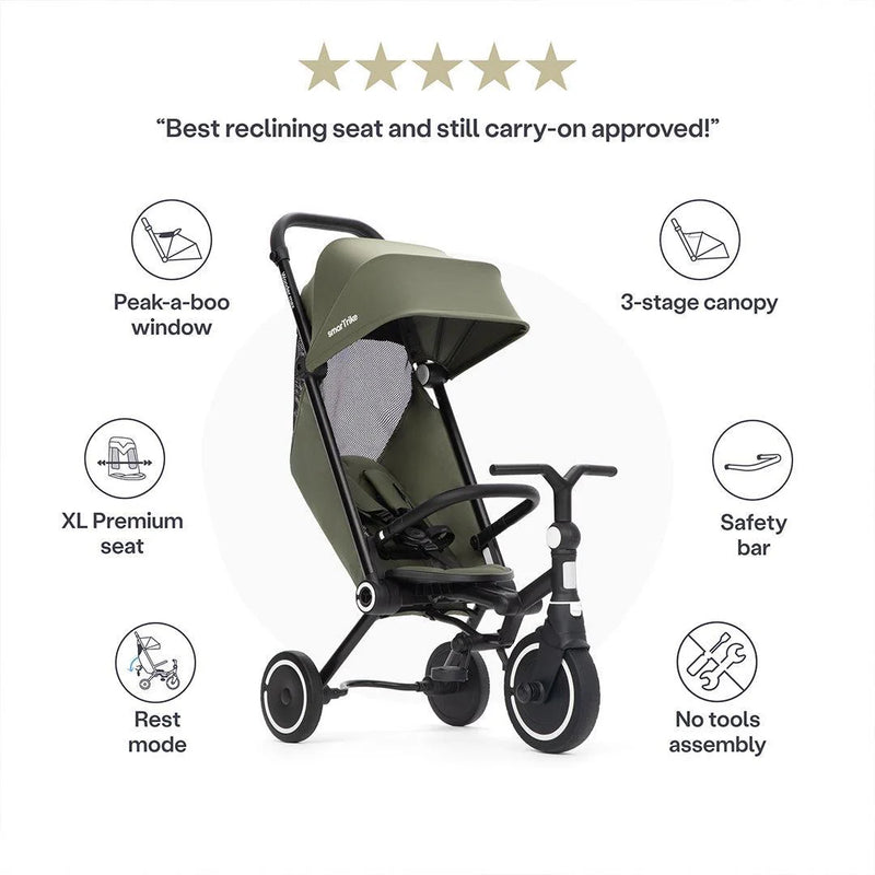 SmarTrike Wonder Max Stroller Trike - Sage/Olive
