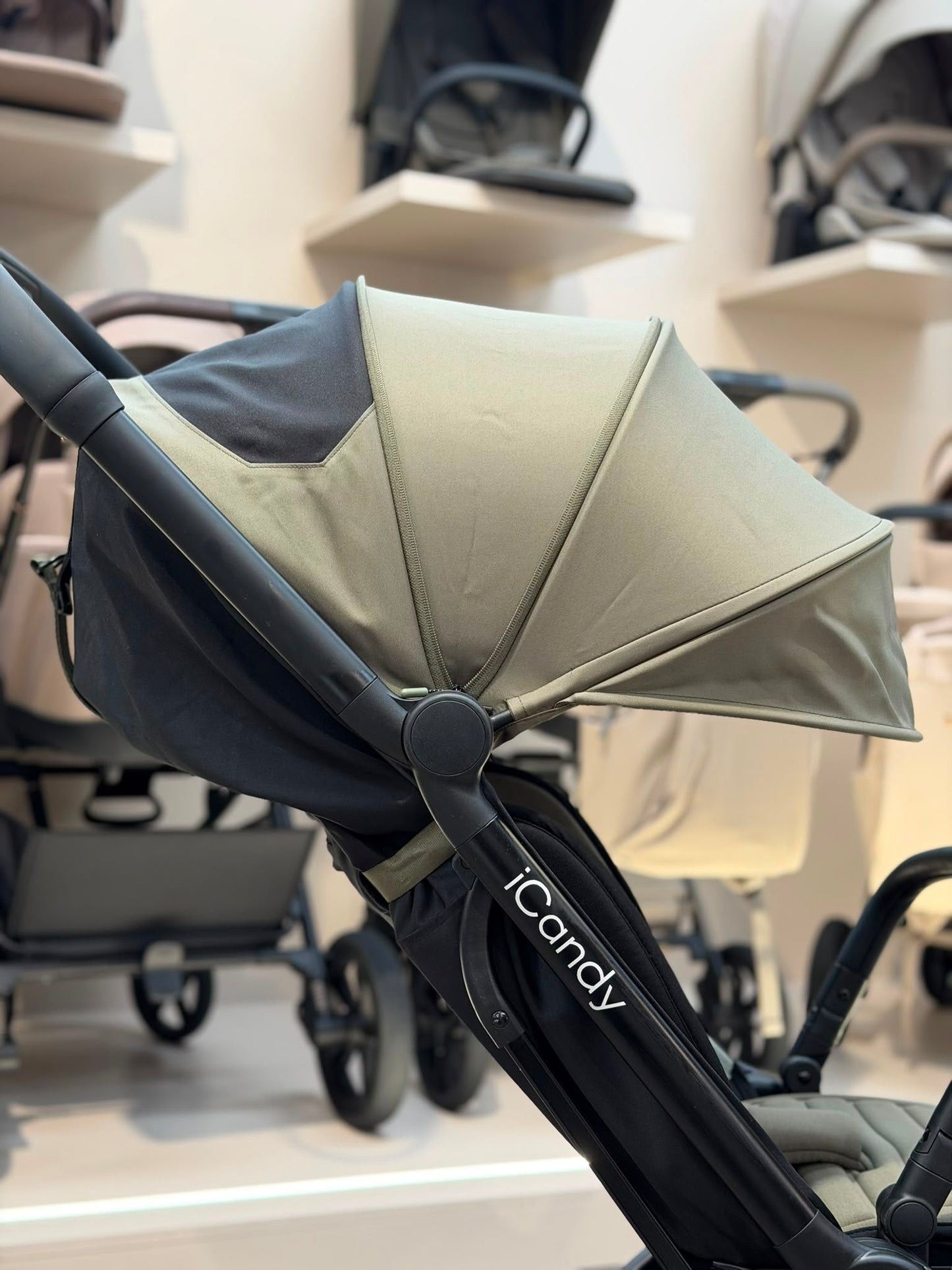 PRE LOVED iCandy Pip Compact Stroller - Sage