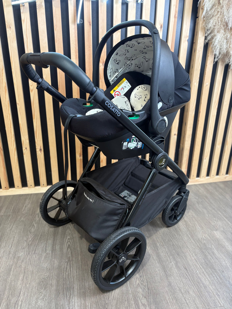 PRE LOVED Cosatto Giggle 4 Parent-and-World Facing Pushchair + Car Seat - Foxed