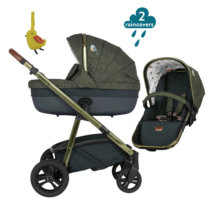 EX DISPLAY Cosatto Wow Continental Pram & Pushchair Bundle - Bureau