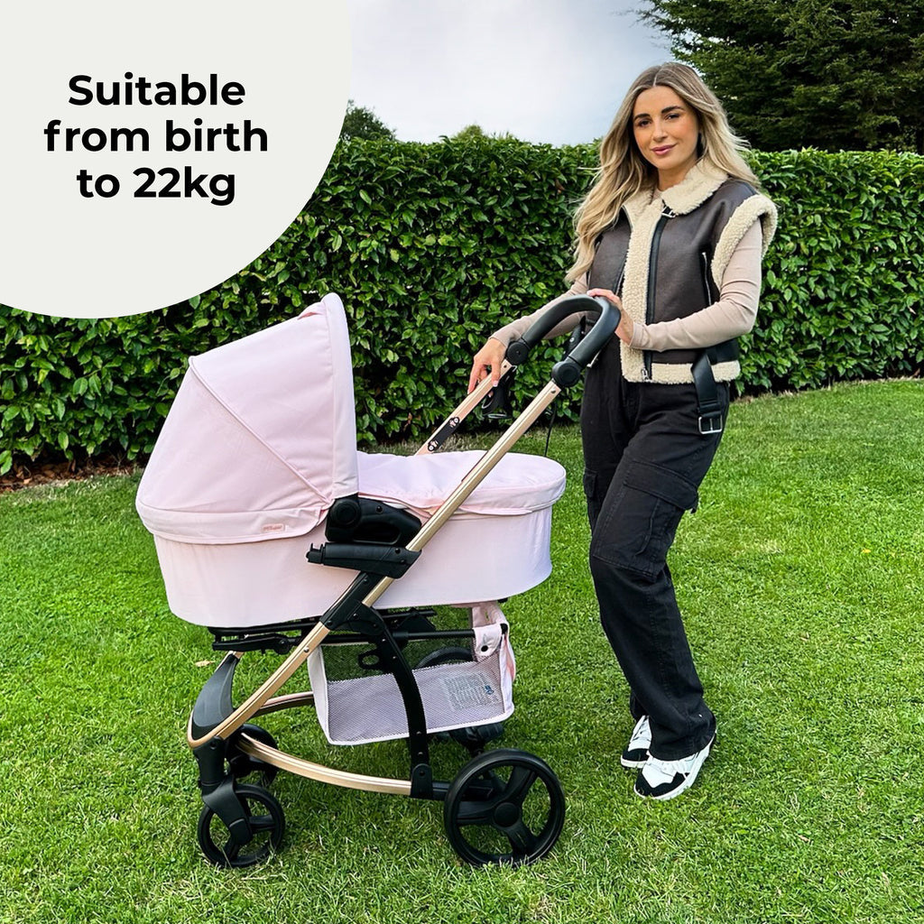 My Babiie MB200i 3-in-1 iSize Travel System - Pink Plaid