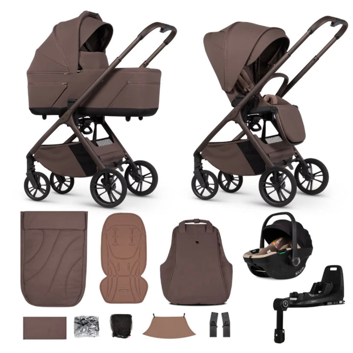 Venicci Tila 14 Piece Luxury Tiago Travel System Bundle - Noche