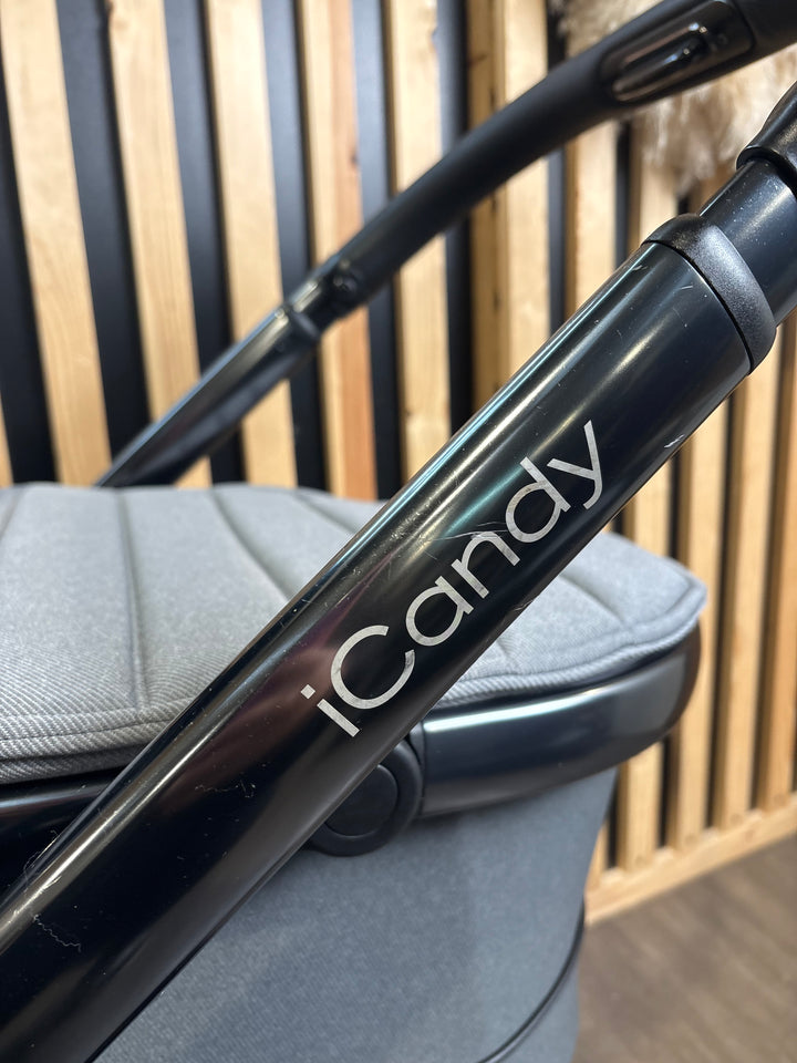 PRE LOVED iCandy Peach 7 Pram + Pushchair - Phantom/Truffle