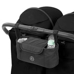 Ickle Bubba Aries Double Prime Autofold Stroller Bundle - Black