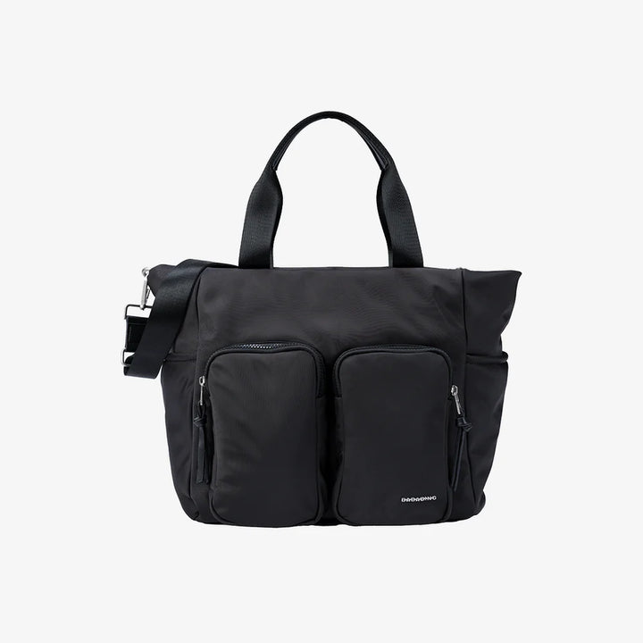 Bababing Soft shell changing bag tote - Black