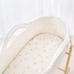 Clair De Lune 2 Pack Fitted Little Duckling Moses Basket Sheets - 74 x 30 cm