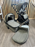 EX DISPLAY Venicci Tinum Edge Pram & Pushchair - Moss