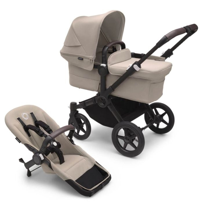 Bugaboo Donkey 5 Twin - Black/Desert Taupe