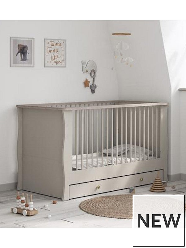 Little Acorns Celeste 3 Piece Nursery Furniture - Cashmere & Grey Ash