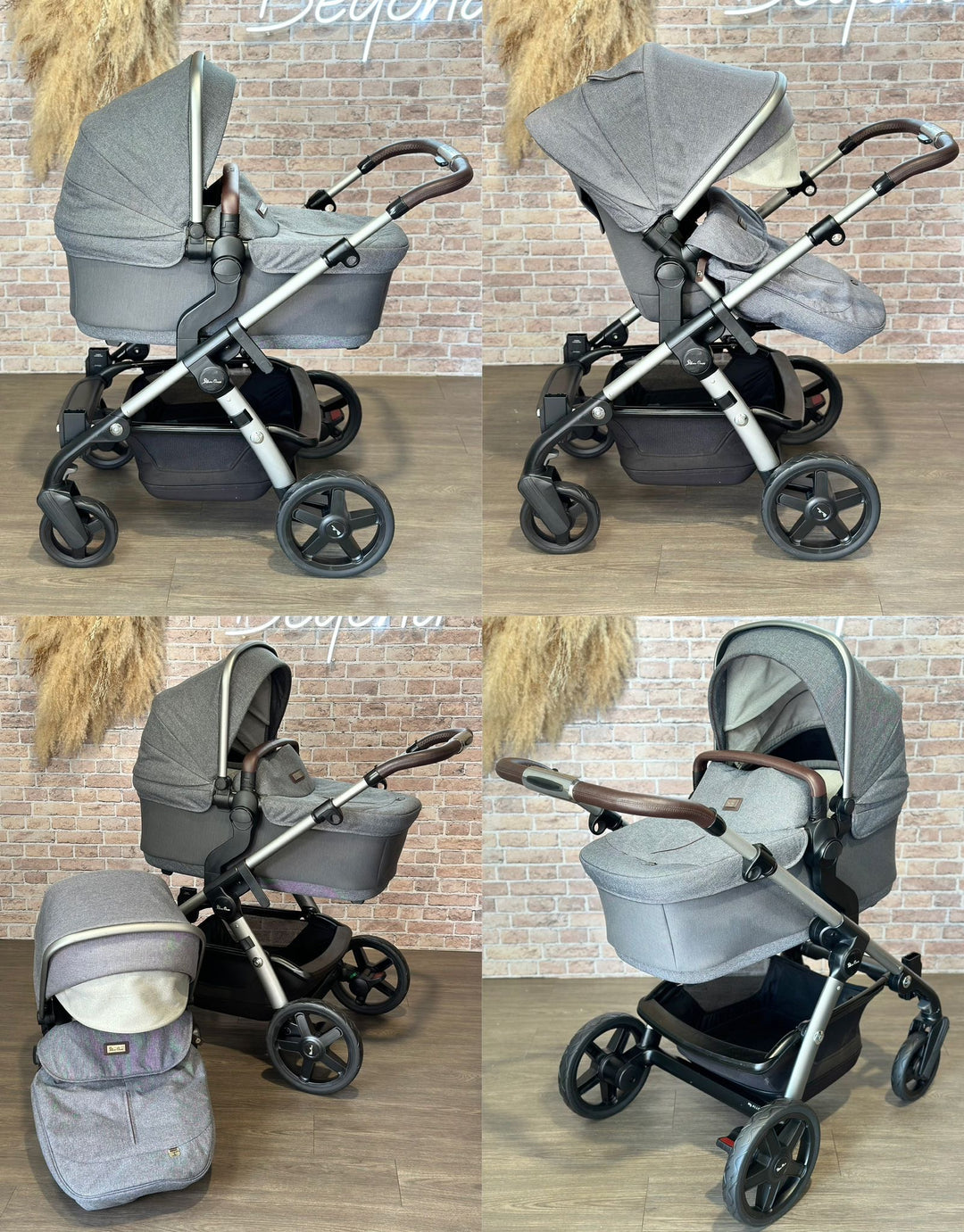 PRE LOVED Silver Cross Wave Travel System - Slate