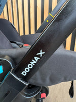 PRE LOVED Doona X Car Seat & Stroller w/ Rain Cover - Ocean Blue