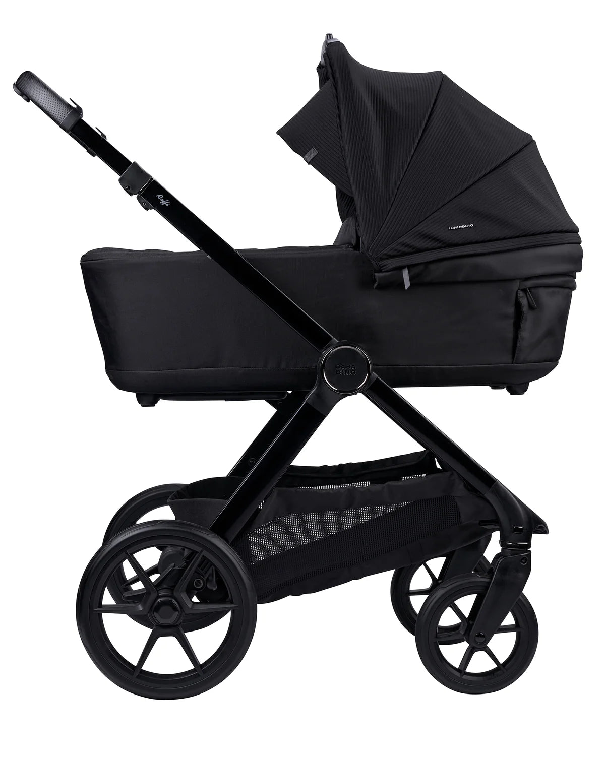 Bababing Raffi MKII 18 Piece Travel System, Home & Feeding Bundle - Satin Black