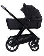 Bababing Raffi MKII 18 Piece Travel System, Home & Feeding Bundle - Satin Black