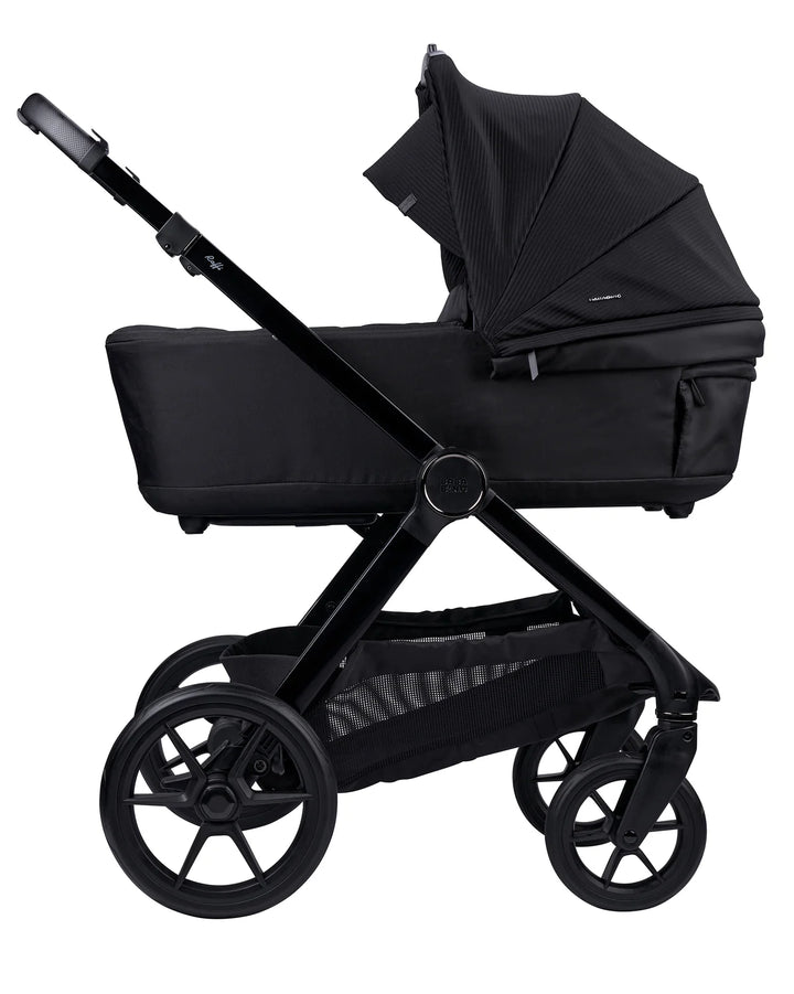Bababing Raffi MKII 18 Piece Travel System, Home & Feeding Bundle - Satin Black + FREE Auto Fold Stroller