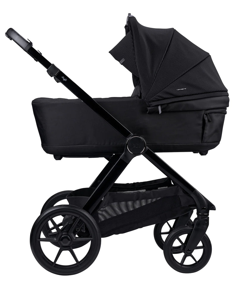 Bababing Raffi MKII 18 Piece Travel System, Home & Feeding Bundle - Satin Black