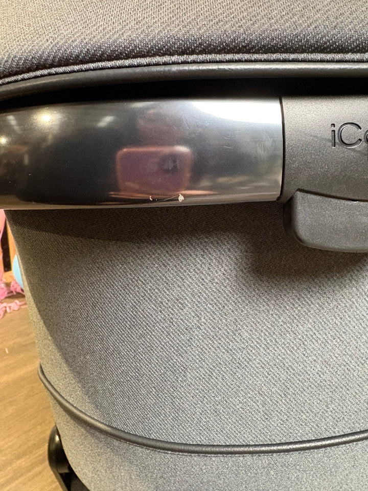 PRE LOVED iCandy Peach 7 Double Pushchair Bundle - Phantom/Dark Grey