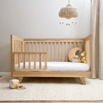 Clair De Lune Solid Oak Cot Bed
