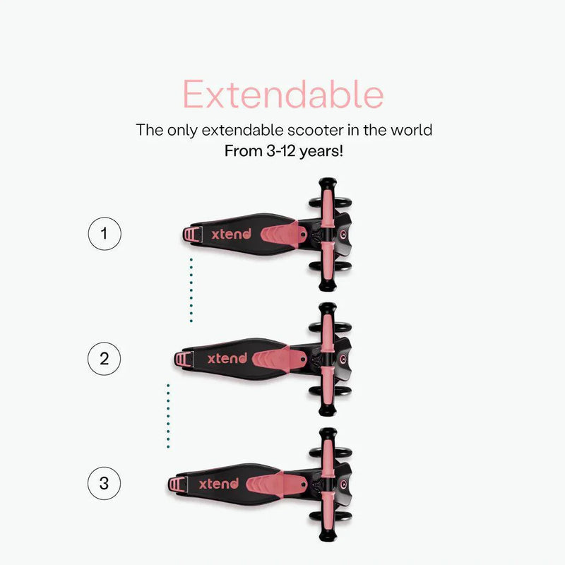 SmarTrike Xtend Ride On Scooter Plus - Pink