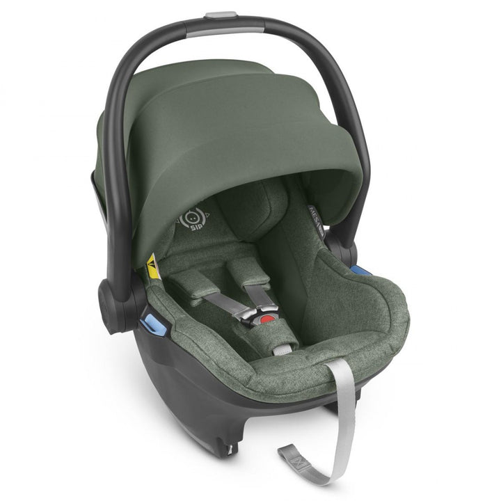 Uppababy Cruz V2 Pushchair + Carrycot + Mesa + Base i-Size Travel System - Emmett Sage Green Melange