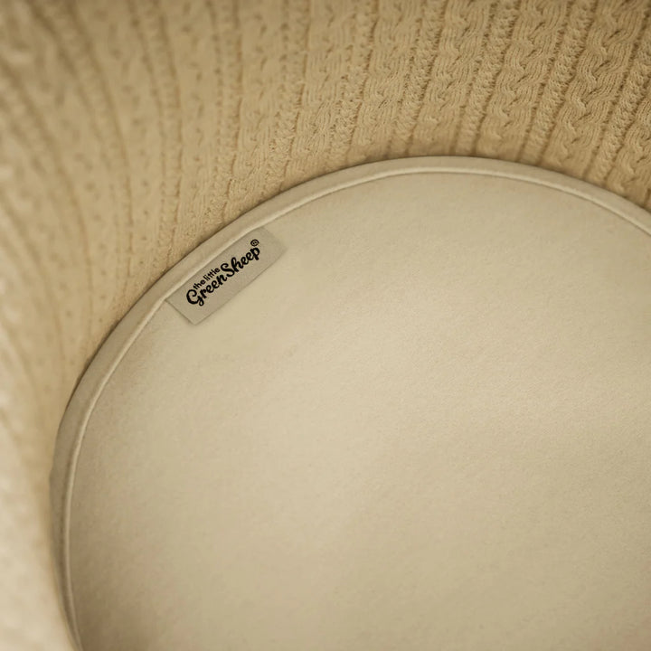 The Little Green Sheep Organic Moses Basket/Pram Mattress Protector