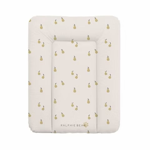 Ralphie Bear Comfort Changing Mat - Pears