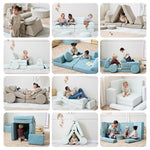 Tutti Bambini Playrama Montessori Kids Play Sofa - Ocean Stone