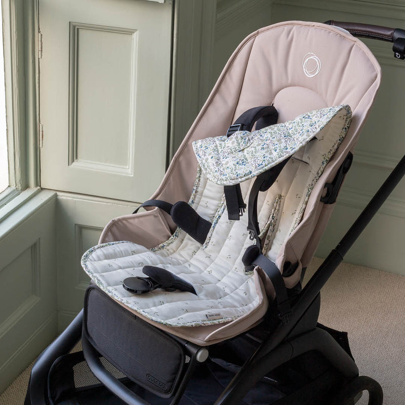 Avery Row Pram Liner - Riverbank/Nettle Scatter
