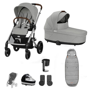 Cybex Balios S Lux Essential Bundle - Stone Grey