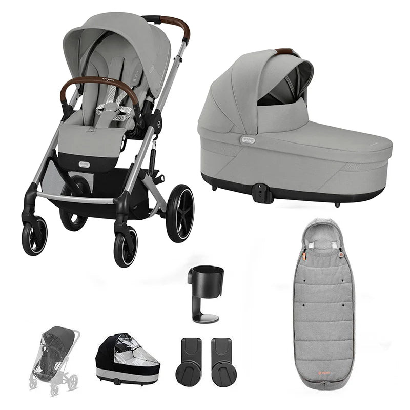 Cybex Balios S Lux Essential Bundle - Stone Grey