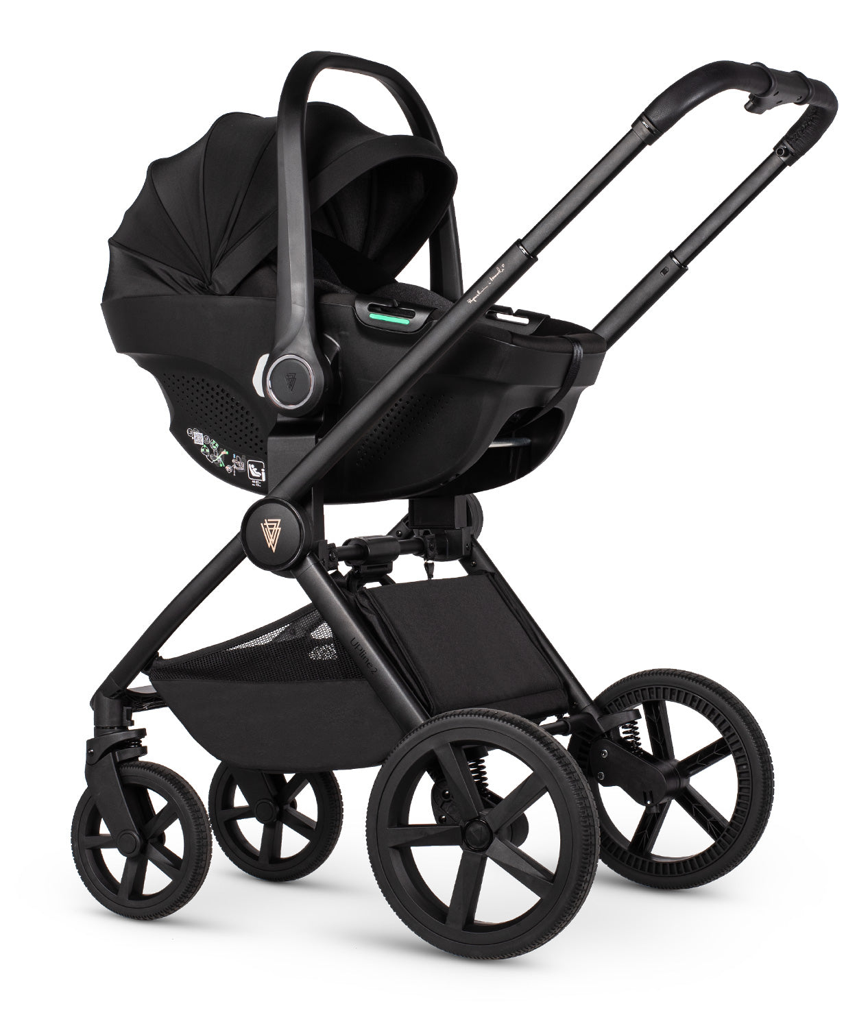 Venicci Upline2 4in1 Travel System Inc 360 Base - Special Edition Draft Beige