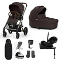 Cybex Balios S Lux Luxury Cloud G Bundle - Taupe/Chocolate Brown