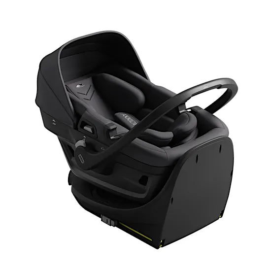 Axkid Zero Pro Infant Car Seat + Rotating Isofix Base - Arctic Mist Grey