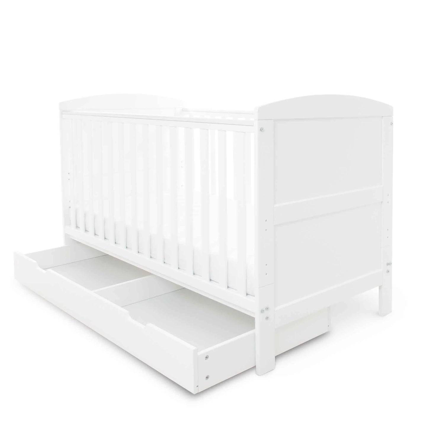Ickle Bubba Coleby Classic Cot Bed, Under Drawer + Changing Table