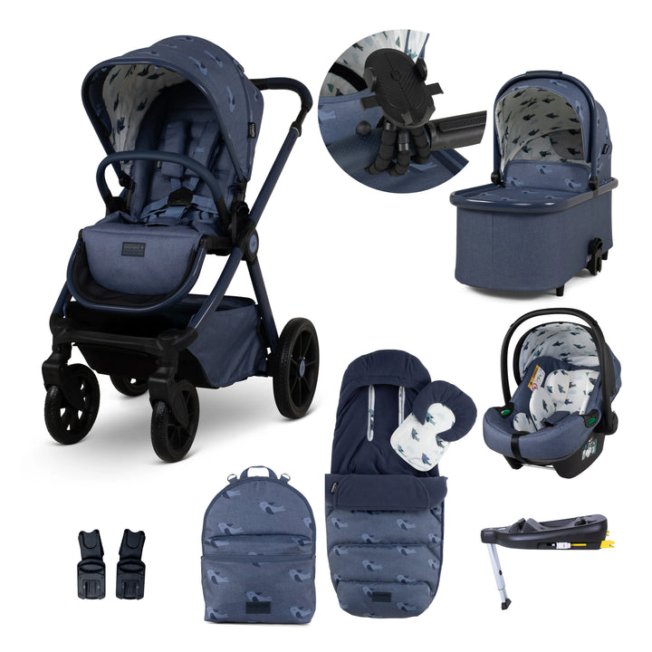 Cosatto Giggle 4 Special Edition All Stage Home and Travel Bundle - Skylark