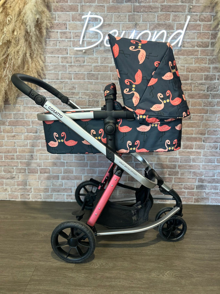 PRE LOVED Cosatto Giggle Pram & Pushchair - Pretty Flamingo